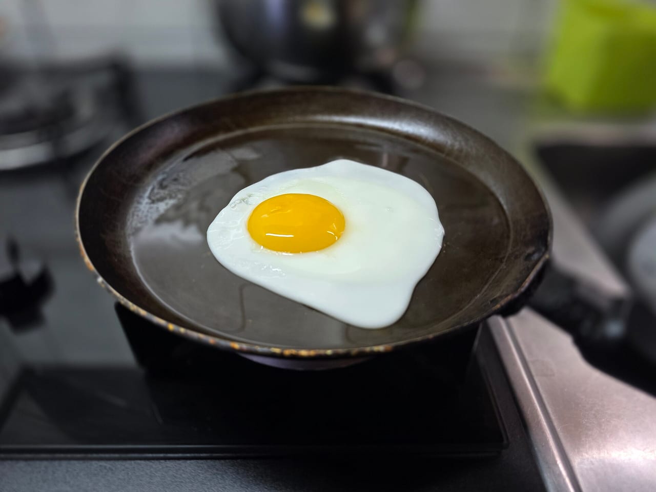 Fresh eggs of different colours in a basket